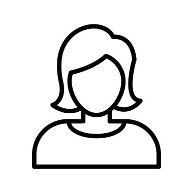 kullanıcı ince çizgi vektör simgeleri