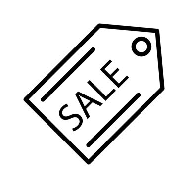 etiket ince çizgi vektör simgeler