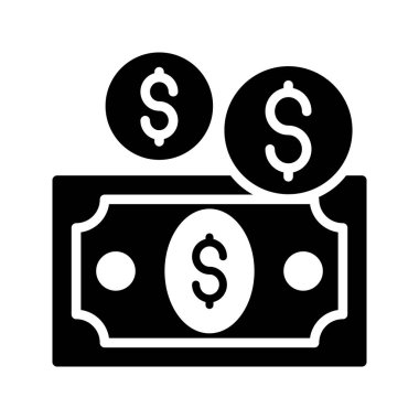 para Glifler düz vektör simgeler