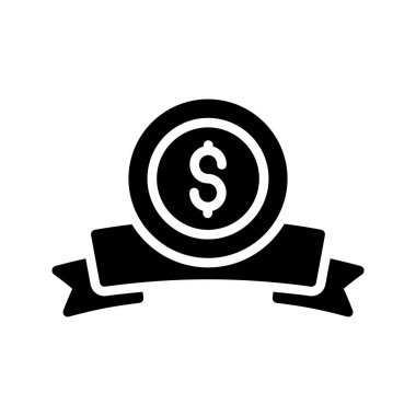 Şerit Glifler düz vektör simgeler