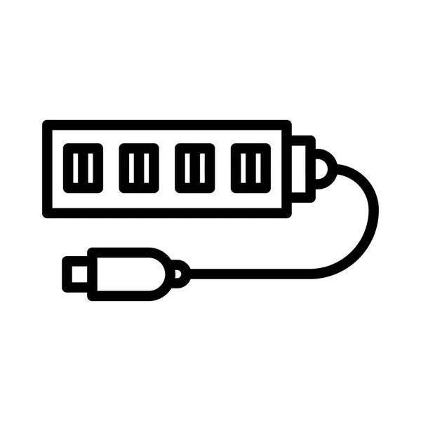 Verbinding Maken Met Dunne Lijn Vector Iconen — Stockvector