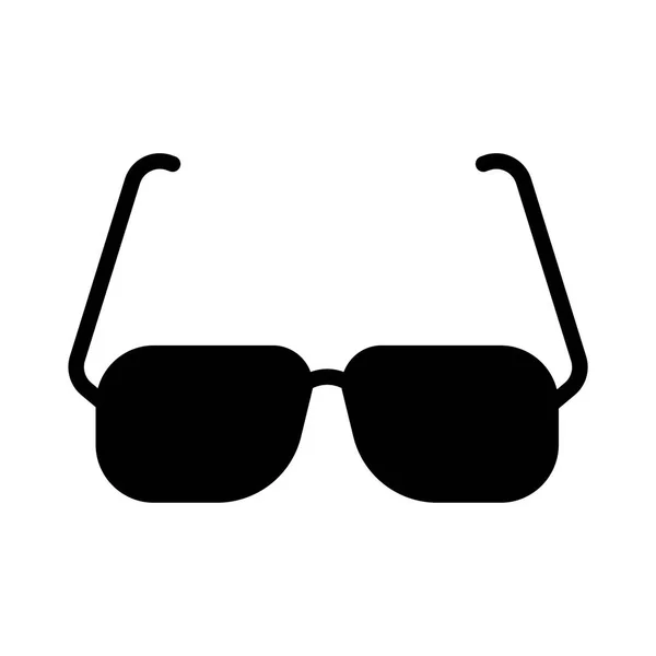Szemüveg Karakterjelek Lapos Vektoros Ikonok — Stock Vector