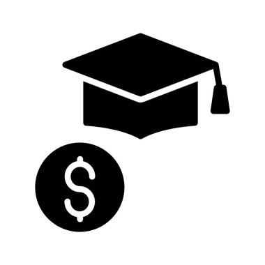 şapka Glifler düz vektör simgeler