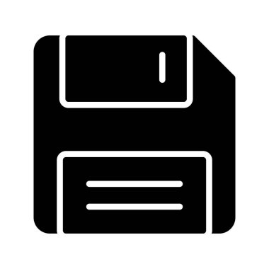 disket Glifler düz vektör simgeler