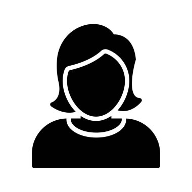 Kullanıcı Glifler düz vektör simgeleri