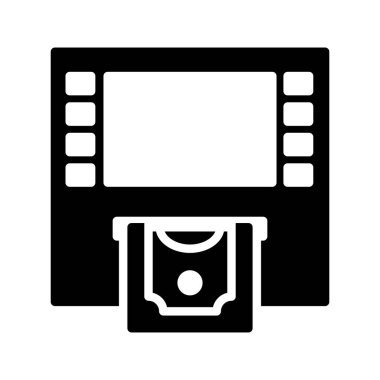 makine Glifler düz vektör simgeler