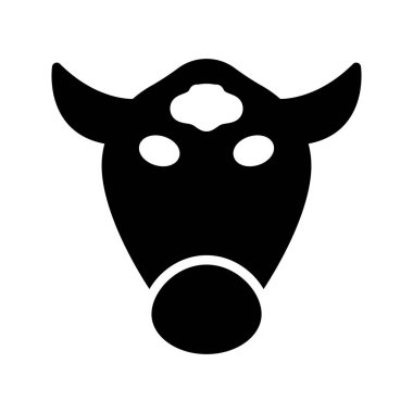 inek Glifler düz vektör simgeler