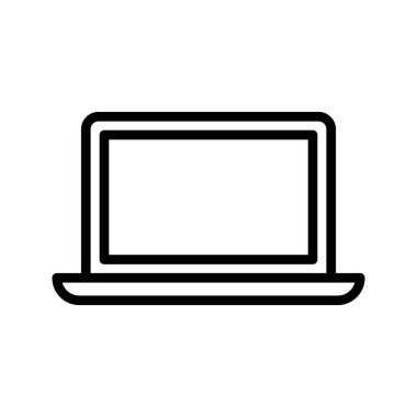 defter ince çizgi vektör simgesi