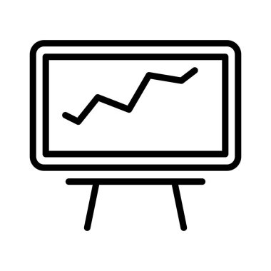 Yönetim Kurulu ince çizgi vektör simgesi