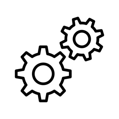 ince çizgi vektör simgesi yapılandırma