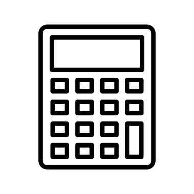 Muhasebe ince çizgi vektör simgesi