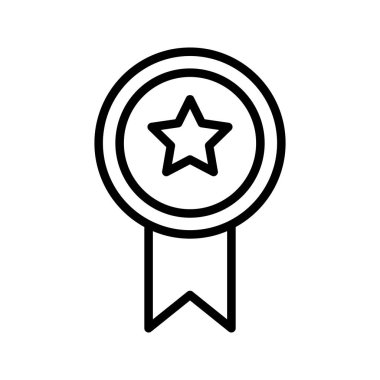 ödül ince çizgi vektör simgesi