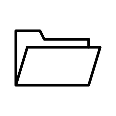 Dizin ince çizgi vektör simgesi