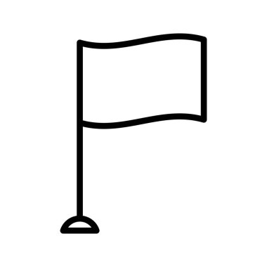 sallayarak ince çizgi vektör simgesi