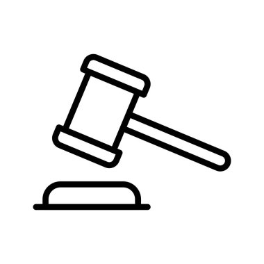 ince çizgi vektör simgeler çekiç