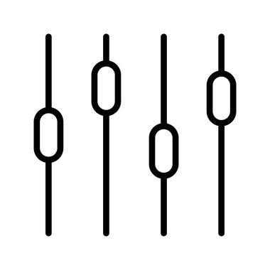 kaymak ince çizgi vektör simgeler