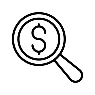 ince çizgi vektör simgeler arama