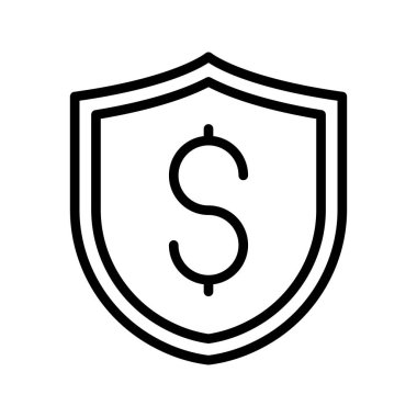 ince çizgi vektör simgeler güvenli