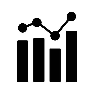 Grafik glifler düz vektör simgeler