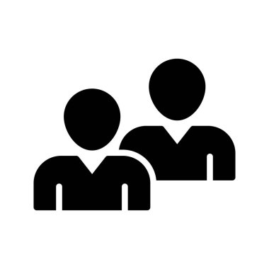 takım Glifler düz vektör simgeler