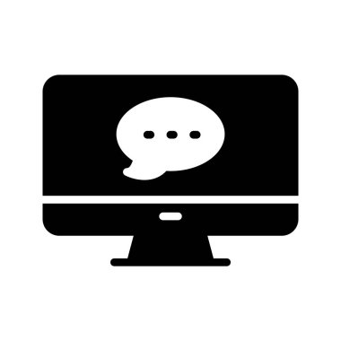 kabarcık Glifler düz vektör simgeler