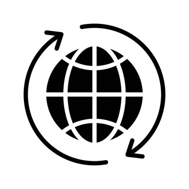 Glifler düz vektör simgeleri yeniden