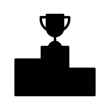 ödül Glifler düz vektör simgeler