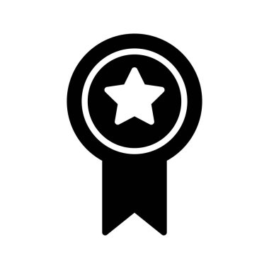 Glifler düz vektör simgeler Ödülü