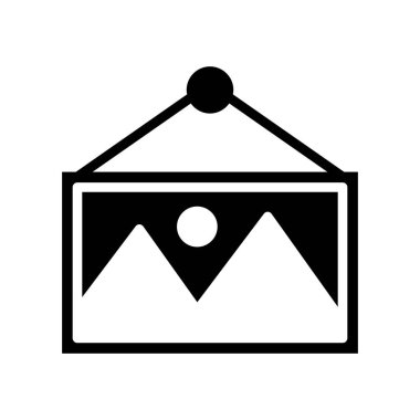 çerçeve Glifler düz vektör simgeler