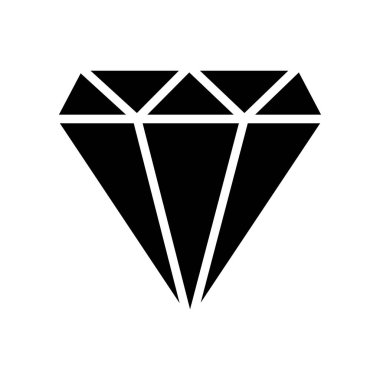 mücevher Glifler düz vektör simgeler