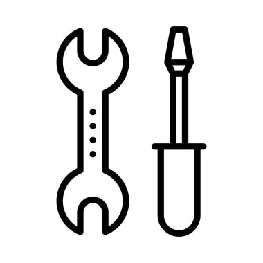 ince çizgi vektör simgeler onarmak