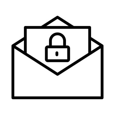 ileti ince çizgi vektörel çizimler simgeleri