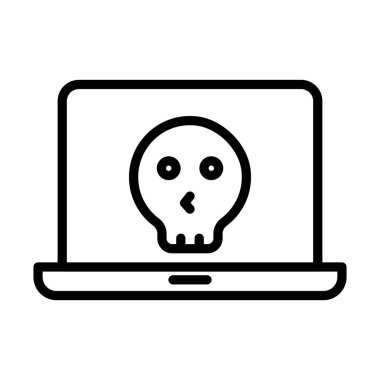 tehlike ince çizgi vektörel çizimler simgeler