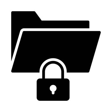 kilit vektör Glifler simgeler