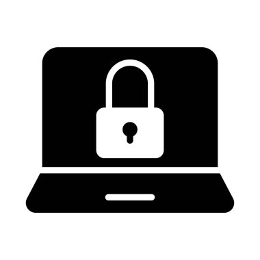 dizüstü vektör Glifler simgeler