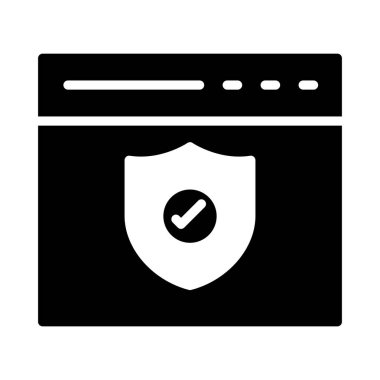 kalkan vektör Glifler simgeler