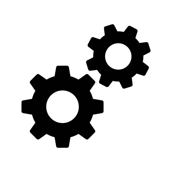 Configurer Les Icônes Vectorielles Plates Des Glyphes — Image vectorielle