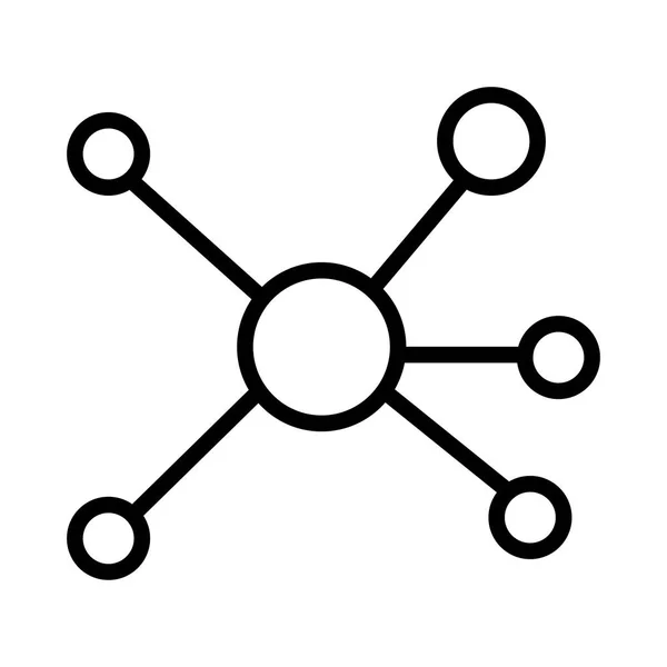 连接细线矢量图标 — 图库矢量图片