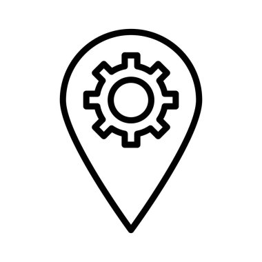 ince çizgi vektör simgeler ayarlama