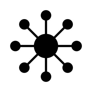 bağlantı Glifler düz vektör simgeleri