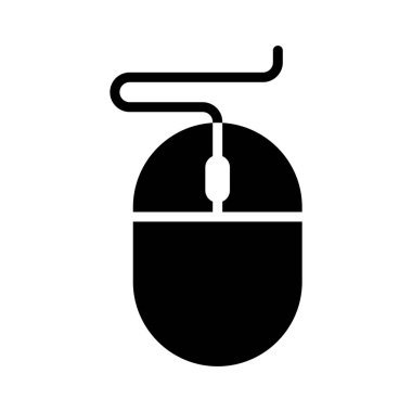 Glifler düz vektör simgeleri tıklayın