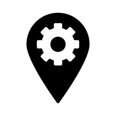 Glifler düz vektör simgeler ayarlama