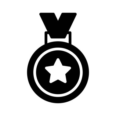 Glifler düz vektör simgeler Ödülü