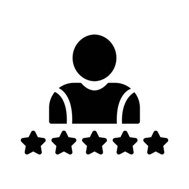 SEO Glifler düz vektör simgeler