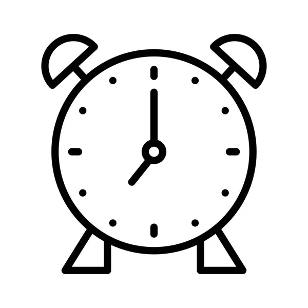 Horloge Ligne Mince Icônes Vectorielles — Image vectorielle