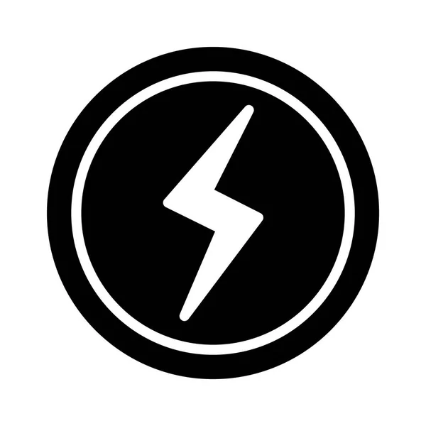 Energy Glyphs Flat Vector Icons — Stock Vector