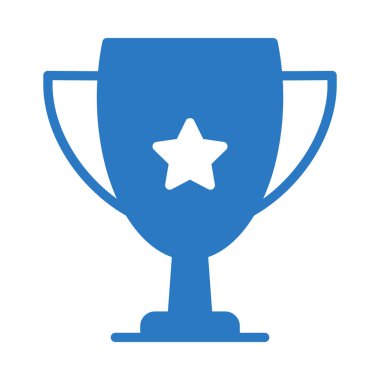 Kupa glif renk simgesi