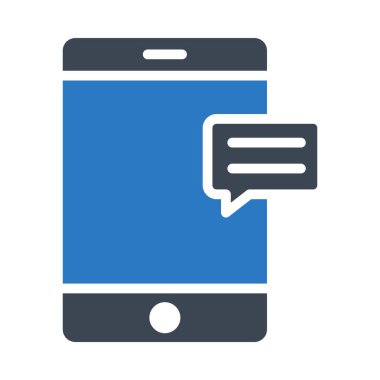 ileti glif renk simgesi