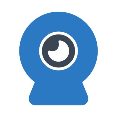 Webcam glif renk simgesi