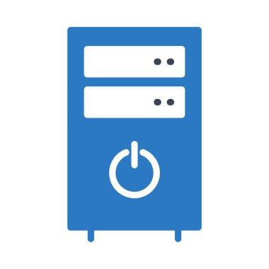 bilgisayar glif renk simgesi